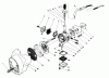 Toro 51644 (TC 4000) - TC 4000 Gas Trimmer, 1986 (6000001-6999999) Listas de piezas de repuesto y dibujos CARBURETOR & AIR CLEANER ASSEMBLY