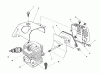 Toro 51644 (TC 4000) - TC 4000 Gas Trimmer, 1986 (6000001-6999999) Listas de piezas de repuesto y dibujos CYLINDER & MUFFLER ASSEMBLY