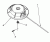Toro 51644V (TC 4000) - TC 4000 Gas Trimmer, 1991 (1000001-1999999) Listas de piezas de repuesto y dibujos FIXED LINE HEAD (OPTIONAL) #2