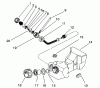 Toro 51650 (TC 3100) - TC 3100 Gas Trimmer, 1992 (2000001-2999999) Listas de piezas de repuesto y dibujos ENGINE ASSEMBLY #5