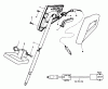 Toro 51720 - Cordless Power String Trimmer, 1990 (0000001-0999999) Listas de piezas de repuesto y dibujos HANDLE ASSEMBLY