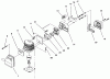 Toro 51911 - 16" Gas Trimmer, 1997 (79000001-79999999) Listas de piezas de repuesto y dibujos ENGINE ASSEMBLY #2