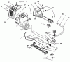 Toro 51926 - 16" Gas Trimmer, 1996 (69000001-69999999) Listas de piezas de repuesto y dibujos HANDLE & UPPER BOOM ASSEMBLY