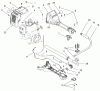 Toro 51927 - 16" Gas Trimmer, 1997 (79000001-79999999) Listas de piezas de repuesto y dibujos HANDLE AND UPPER BOOM ASSEMBLY
