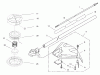 Toro 53002 - Gas Trimmer, Straight Shaft (53005), 1997 (790001-799999) Ersatzteile HEAD, SHAFT AND SHIELD ASSEMBLY