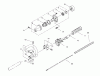 Toro 53010 - Gas Trimmer, Straight Shaft (53013), 1997 (790001-799999) Pièces détachées CLUTCH AND HANDLE ASSEMBLY