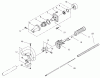 Toro 53010 - Gas Trimmer, Straight Shaft (53013), 1998 (895001-899999) Pièces détachées CLUTCH AND HANDLE ASSEMBLY