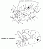 Toro 05-42MS04 - 42" Side Discharge Mower, 300 and 400 Series, 1985 Listas de piezas de repuesto y dibujos REAR DISCHARGE MOWER-42 IN.(107 CM) (VEHICLE IDENTIFICATION NUMBER 05-42MR03) #2