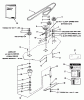 Toro 05-48MS05 - 48" Side Discharge Mower, 1986 Listas de piezas de repuesto y dibujos REAR DISCHARGE MOWER-42 IN. (107 CM)(VEHICLE IDENTIFICATION NUMBER 05-42MR04