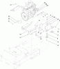 Compact Utility Loaders 22337CP - Toro Dingo 320-D Compact Utility Loader (SN: 313000001 - 313999999) (2013) Ricambi ENGINE MOUNTING ASSEMBLY