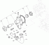 Compact Utility Loaders 22337CP - Toro Dingo 320-D Compact Utility Loader (SN: 314000001 - 314999999) (2014) Ricambi WATER PUMP AND WATER PIPE ASSEMBLY