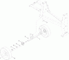 Concrete & Masonry Equipment 68004C (CM-658H-S) - Toro Concrete Mixer (SN: 313000001 - 313999999) (2013) Ricambi AXLE ASSEMBLY