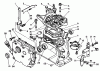 Kantenschneider 58402 - Toro 2 hp Edger (SN: 5000001 - 5999999) (1985) Ricambi CRANKCASE ASSEMBLY