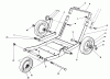 Kantenschneider 58435 - Toro 3.5 hp Edger (SN: 5000001 - 5999999) (1985) Ricambi FRAME ASSEMBLY