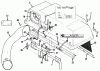 Rasenmäher Zubehör 07-11BY01 - Toro 38" Easy Twin Rear Bagger (SN: 1000001 - 1999999) (1991) Ricambi COVER & CHUTE ASSEMBLY