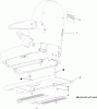 Rasenmäher Zubehör 121-4812 - Toro Deluxe Seat Kit, Z Master 2000 Series Riding Mower Ricambi DELUXE SEAT KIT NO. 121-4812