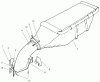 Rasenmäher Zubehör 30124 - Toro 32" Soft Bag 3 bu. for Floating Mid-Size Mowers (SN: 260000001 - 260999999) (2006) Ricambi CHUTE AND BAG ASSEMBLY