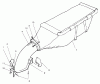 Rasenmäher Zubehör 30124 - Toro 32" Soft Bag 3 bu. for Floating Mid-Size Mowers (SN: 890001 - 899999) (1998) Ricambi CHUTE & BAG ASSEMBLY