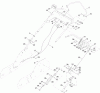 Vertikutierer / Belüfter 23515 - Toro 21" Walk-Behind Aerator (SN: 313000001 - 313999999) (2013) Ricambi HANDLE ASSEMBLY