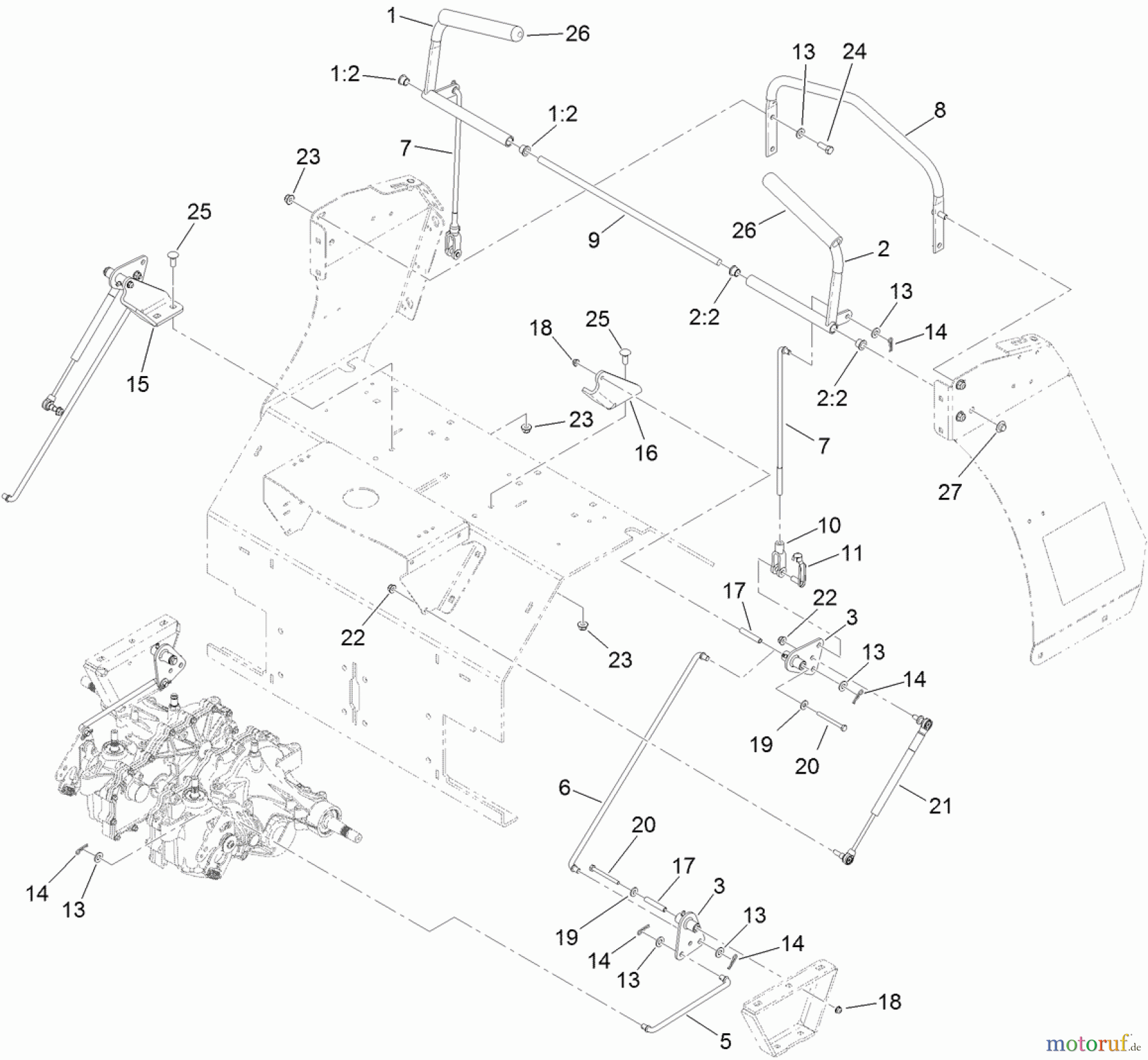  Vertikutierer / Belüfter 23518 - Toro 30