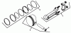 Rasenmäher Zubehör 55-8450 - Toro Hour Meter Kit, Groundsmaster 117 Ricambi PISTON & ROD-KOHLER ENGINE MODEL NO. KT17QS TYPE NO. 24324