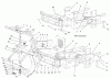 Rasenmäher Zubehör 78491 - Toro Bagger, 200 Series Z Master (SN: 220000001 - 220999999) (2002) Ricambi FRAME ASSEMBLY