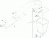 Rasenmäher Zubehör 78562 - Toro 48" and 52" E-Z Vac Twin Bagging System, Z Master G3 Mower (SN: 311000001 - 311999999) (2011) Ricambi BAG AND TUBE ASSEMBLY