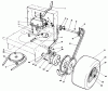 Mähdecks 30136 - Toro 36" Side Discharge Mower (SN: 4000001 - 4999999) (1984) Ricambi AXLE ASSEMBLY