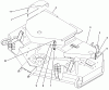 Mähdecks 30148 - Toro 48" Recycler Mower (SN: 2000001 - 2999999) (1992) Ricambi COVER ASSEMBLY