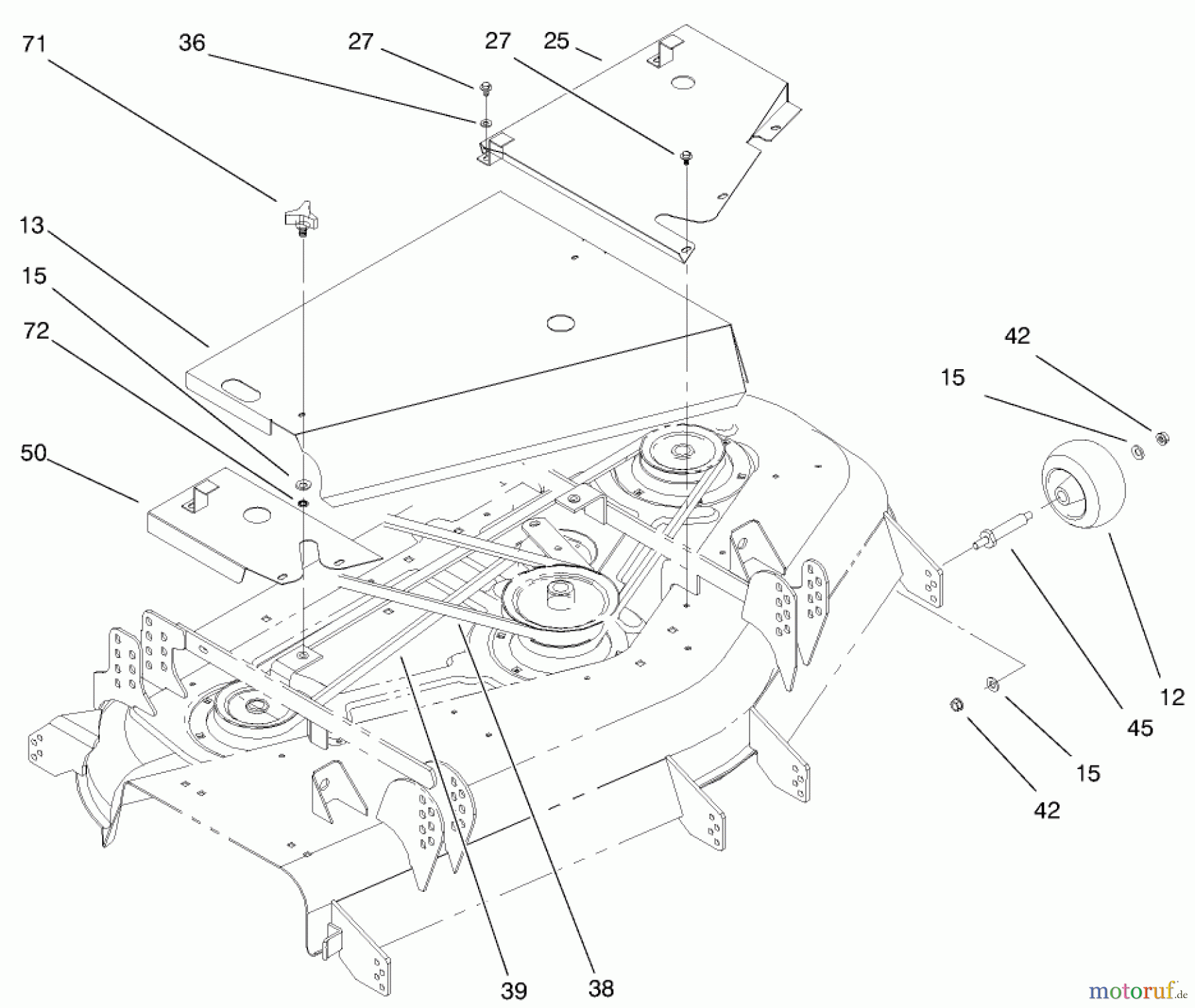 Mähdecks 30151 - Toro 52