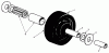 Mähdecks 30152 - Toro 52" Side Discharge Mower (SN: 000001 - 099999) (1990) Ricambi CASTOR WHEEL ASSEMBLY N0. 27-1050 (OPTIONAL)