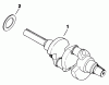 Rasen- und Garten Traktoren 30718 - Toro ProLine 118 (SN: 0000001 - 0999999) (1990) Ricambi CRANKSHAFT ENGINE KOHLER MODEL NO. M18QS-24615