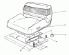 Rasen- und Garten Traktoren 30718 - Toro ProLine 118 (SN: 1000001 - 1999999) (1991) Ricambi STANDARD SEAT KIT MODEL NO. 30746 (OPTIONAL)