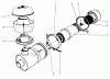 Rasen- und Garten Traktoren 30760 - Toro Groundsmaster 52 Tractor (SN: 00000001 - 09999999) (1980) Ricambi AIR CLEANER ASSEMBLY 8-2329