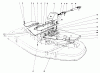 Rasen- und Garten Traktoren 30550 - Toro Groundsmaster 52 Tractor (SN: 70000001 - 79999999) (1977) Ricambi DECK COVERS AND GEAR BOX
