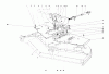 Mähdecks 30560 - Toro 52" Rear Discharge Mower (SN: 1000001 - 1999999) (1981) Ricambi DECK COVERS AND GEAR BOX