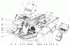 Mähdecks 30562 - Toro 62" Side Discharge Mower, GM 200 Series (SN: 20001 - 29999) (1982) Ricambi INSTRUMENT PANEL AND STEERING POST ASSEMBLY