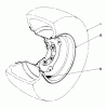 Mähdecks 30721 - Toro 72" Side Discharge Mower (SN: 000001 - 099999) (1980) Ricambi TIRE & WHEEL ASSEMBLY 23 X 10.50 X 12 (OPTIONAL) NO. 36-1050