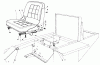 Mähdecks 30721 - Toro 72" Side Discharge Mower (SN: 100001 - 199999) (1981) Ricambi STANDARD SEAT KIT MODEL NO. 30785 #1