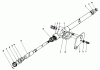 Mähdecks 30721 - Toro 72" Side Discharge Mower (SN: 100001 - 199999) (1981) Ricambi STEERING GEAR ASSEMBLY NO. 33-4350