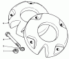 Mähdecks 30721 - Toro 72" Side Discharge Mower (SN: 100001 - 199999) (1981) Ricambi WHEEL WEIGHTS MODEL NO 11-0440 (OPTIONAL)
