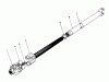 Mähdecks 30721 - Toro 72" Side Discharge Mower (SN: 300001 - 399999) (1983) Ricambi DRIVE SHAFT ASSEMBLY 21-3090