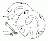 Mähdecks 30721 - Toro 72" Side Discharge Mower (SN: 300001 - 399999) (1983) Ricambi WHEEL WEIGHTS MODEL NO. 11-0440 (OPTIONAL)