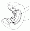 Mähdecks 30721 - Toro 72" Side Discharge Mower (SN: 400001 - 499999) (1984) Ricambi TIRE & WHEEL ASSEMBLY 23 X 10.50 X 12 (OPTIONAL) NO. 36-1050