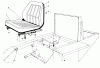 Mähdecks 30721 - Toro 72" Side Discharge Mower (SN: 700001 - 799999) (1987) Ricambi STANDARD SEAT KIT MODEL NO.30785 #1