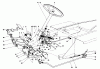 Mähdecks 30721 - Toro 72" Side Discharge Mower (SN: 80001 - 89999) (1978) Ricambi BRAKE AND STEERING GEAR ASSEMBLY