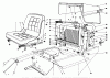 Mähdecks 30721 - Toro 72" Side Discharge Mower (SN: 80001 - 89999) (1978) Ricambi SEAT, RADIATOR AND HOOD ASSEMBLY