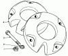 Mähdecks 30721 - Toro 72" Side Discharge Mower (SN: 80001 - 89999) (1978) Ricambi WHEEL WEIGHTS MODEL NO. 11-0440 (OPTIONAL)