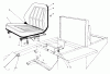Mähdecks 30721 - Toro 72" Side Discharge Mower (SN: 80001 - 89999) (1988) Ricambi STANDARD SEAT KIT MODEL NO. 30785 #1