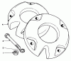 Mähdecks 30721 - Toro 72" Side Discharge Mower (SN: 80001 - 89999) (1988) Ricambi WHEEL WEIGHTS MODEL NO. 11-0440 (OPTIONAL)